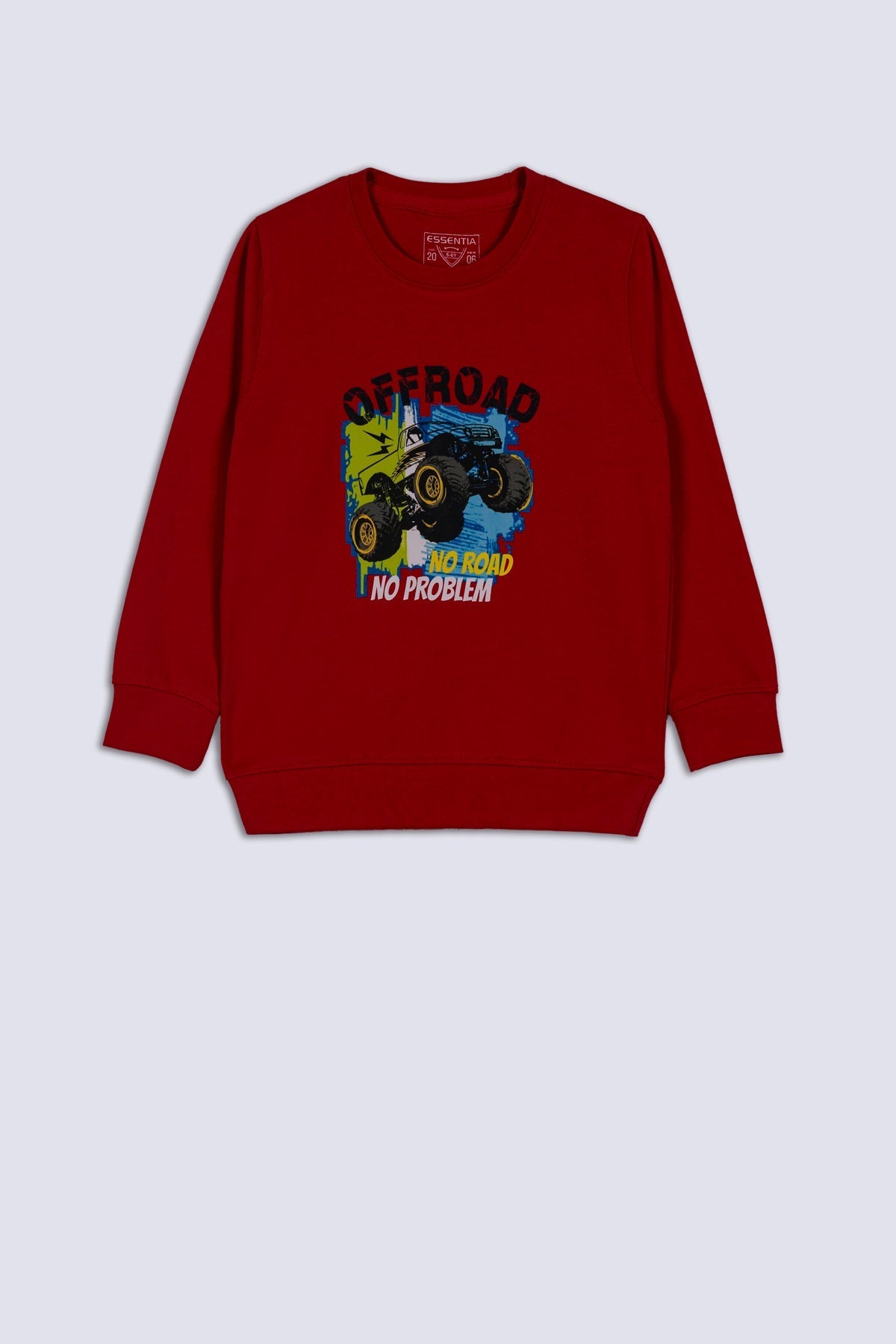 Red Off Road Boy&#39;s Sweatshirt.