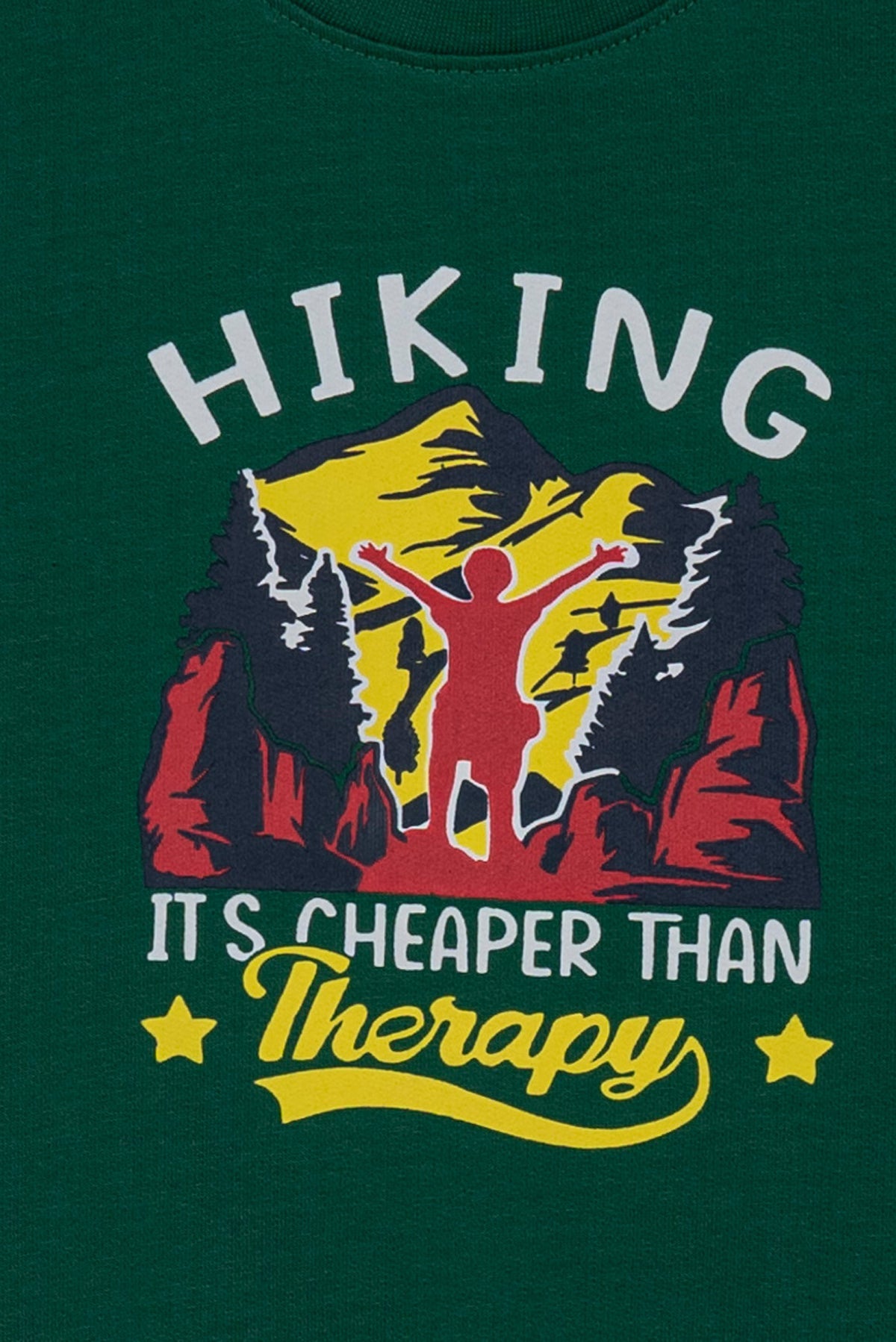 Green Hiking Boy&#39;s Sweat Shirt