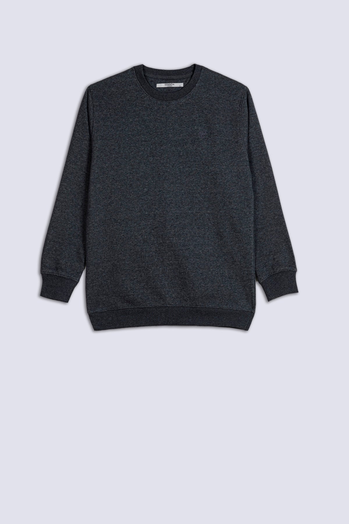 Charcoal Grey Fleece Men&#39;s Sweatshirt.