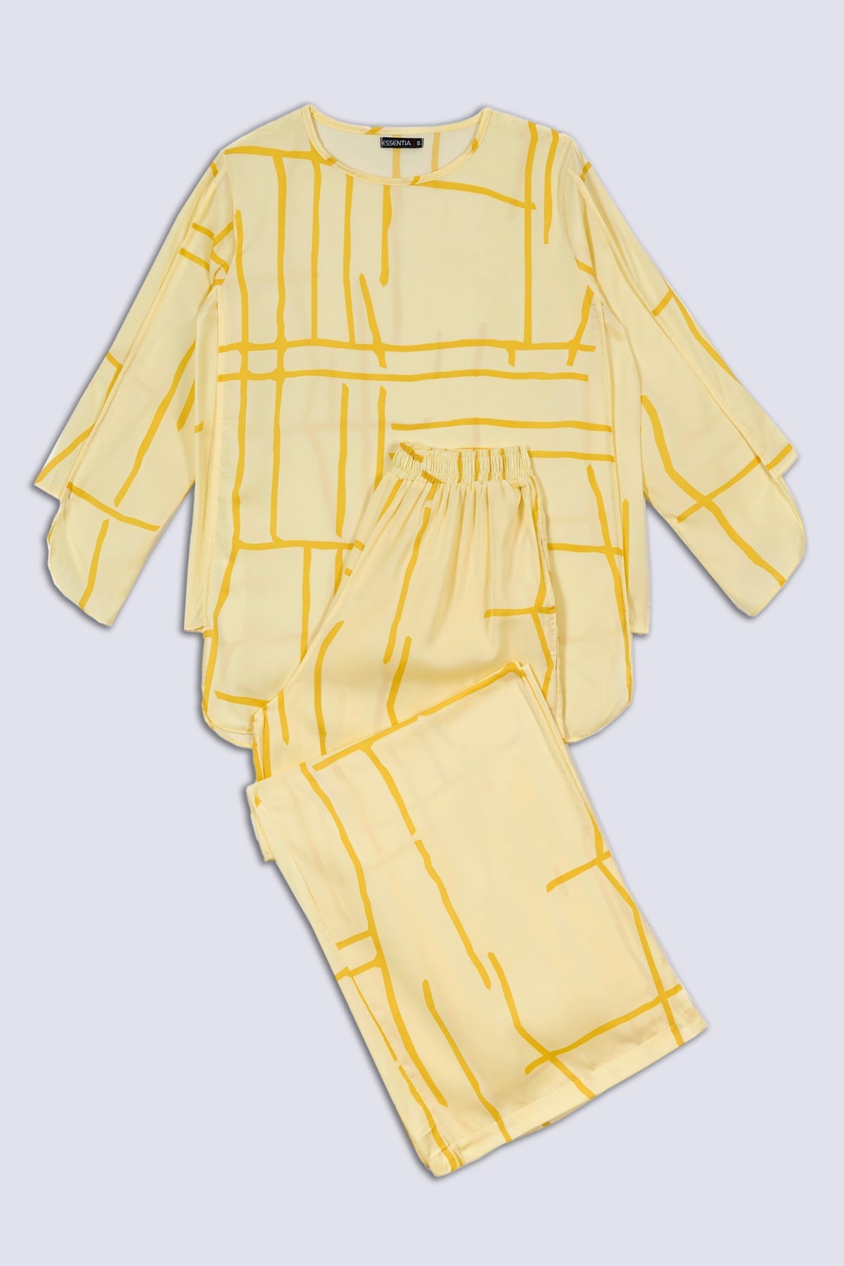 Yellow Classic Ladies Co-Ord Set.