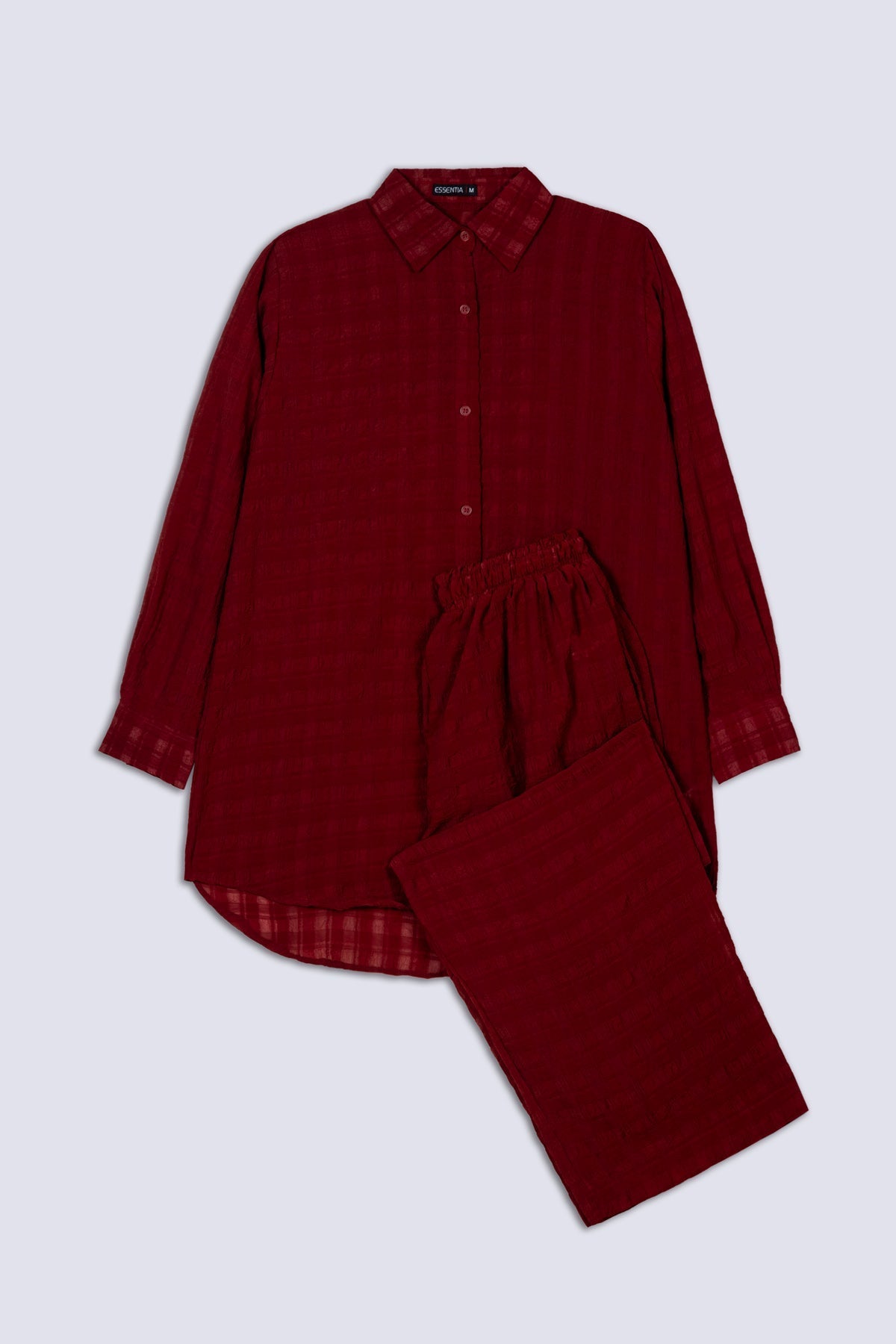 Maroon Ladies Co-Ord Set