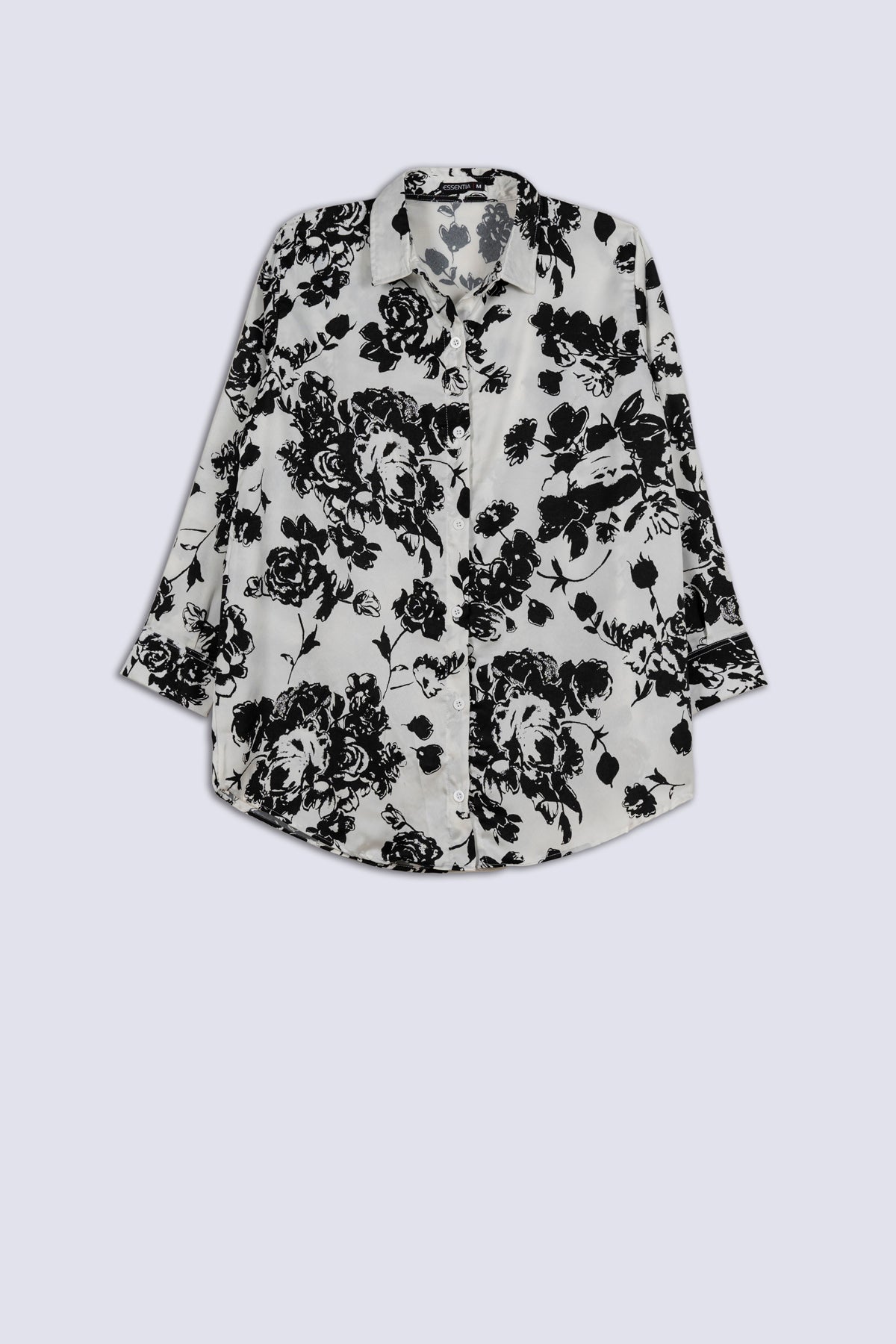 Black Floral Ladies Co-Ord Set