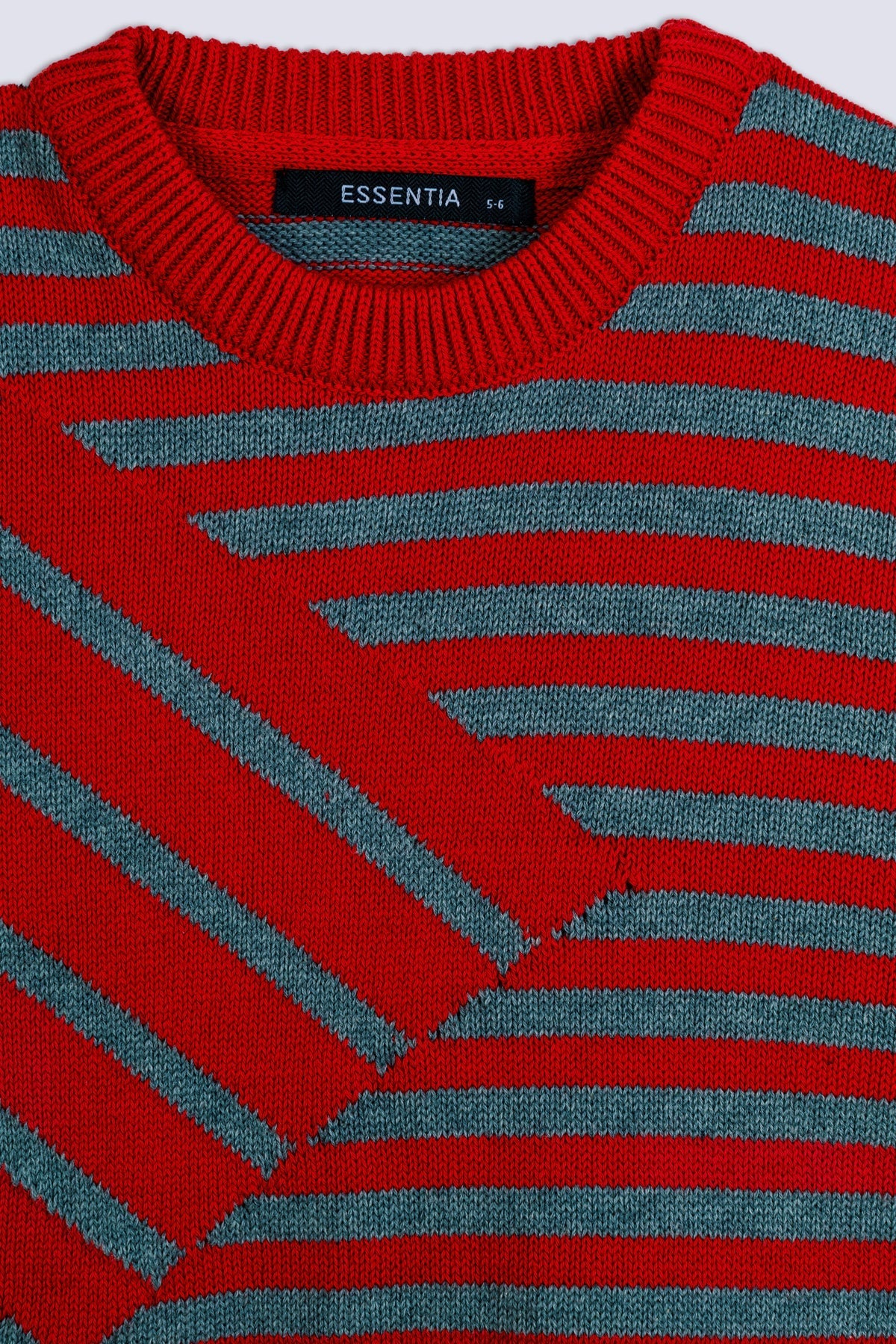 Red Striped Boy&#39;s Sweater.