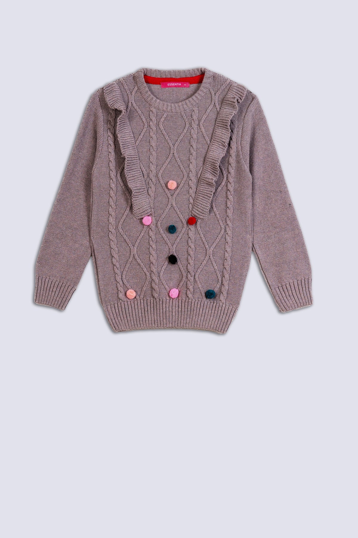 PomPom Girl&#39;s Sweater.