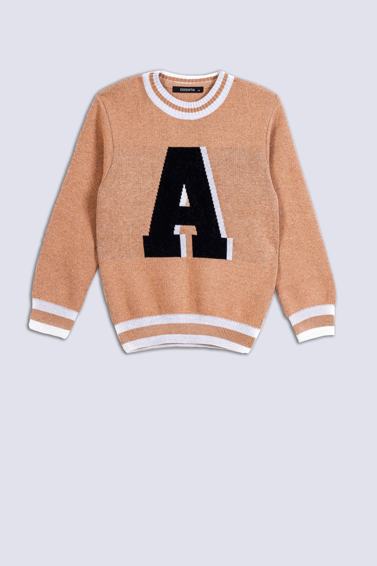 Letter Pattern Boy&#39;s Sweater.