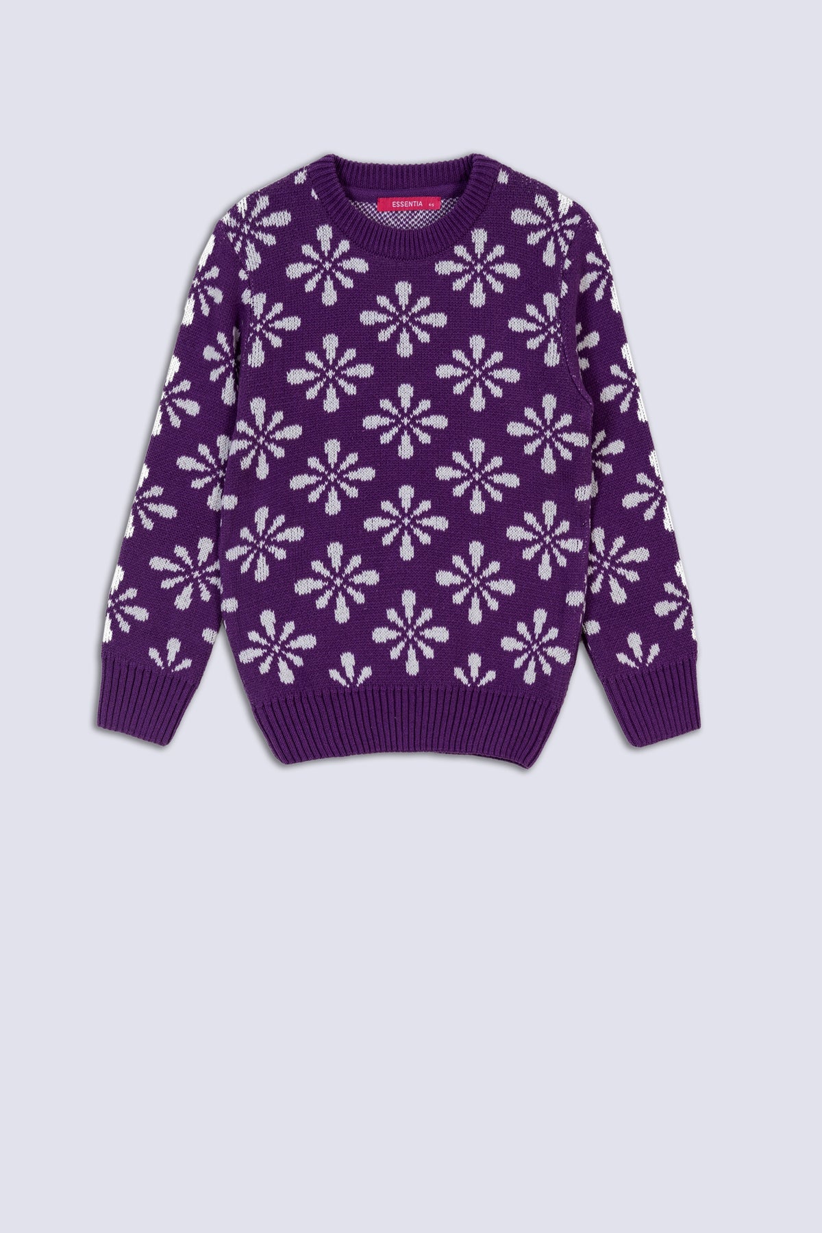 Purple Kint Girl&#39;s Sweater.