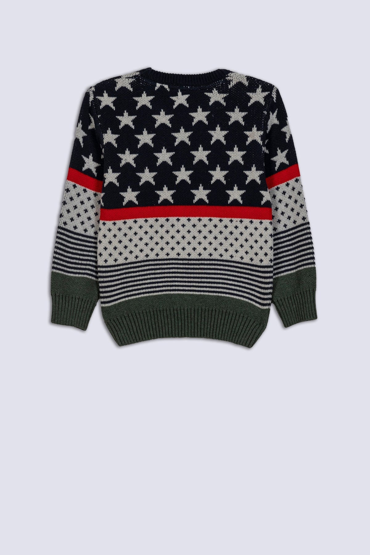 Striped Pattern Boy&#39;s Sweater