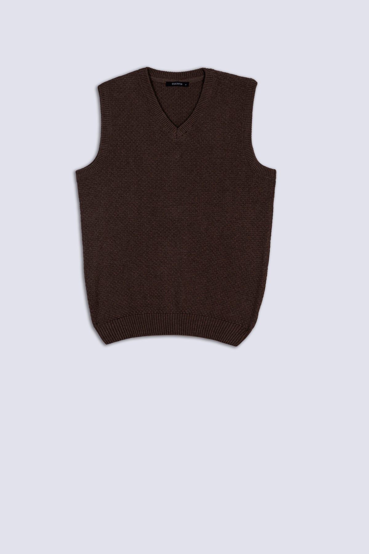 Brown Men&#39;s V Neck Sweater