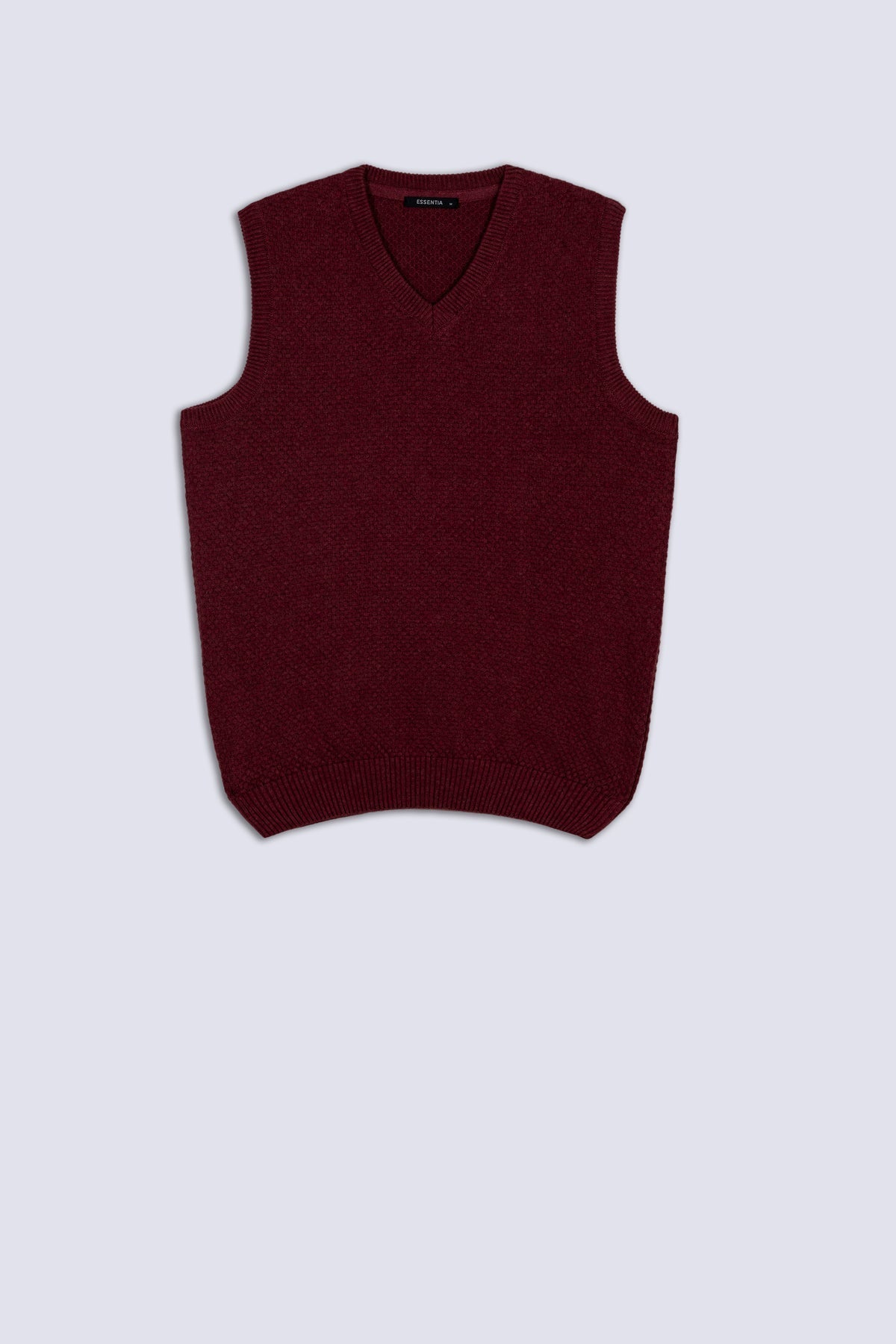 Maroon Men&#39;s V Neck Sweater