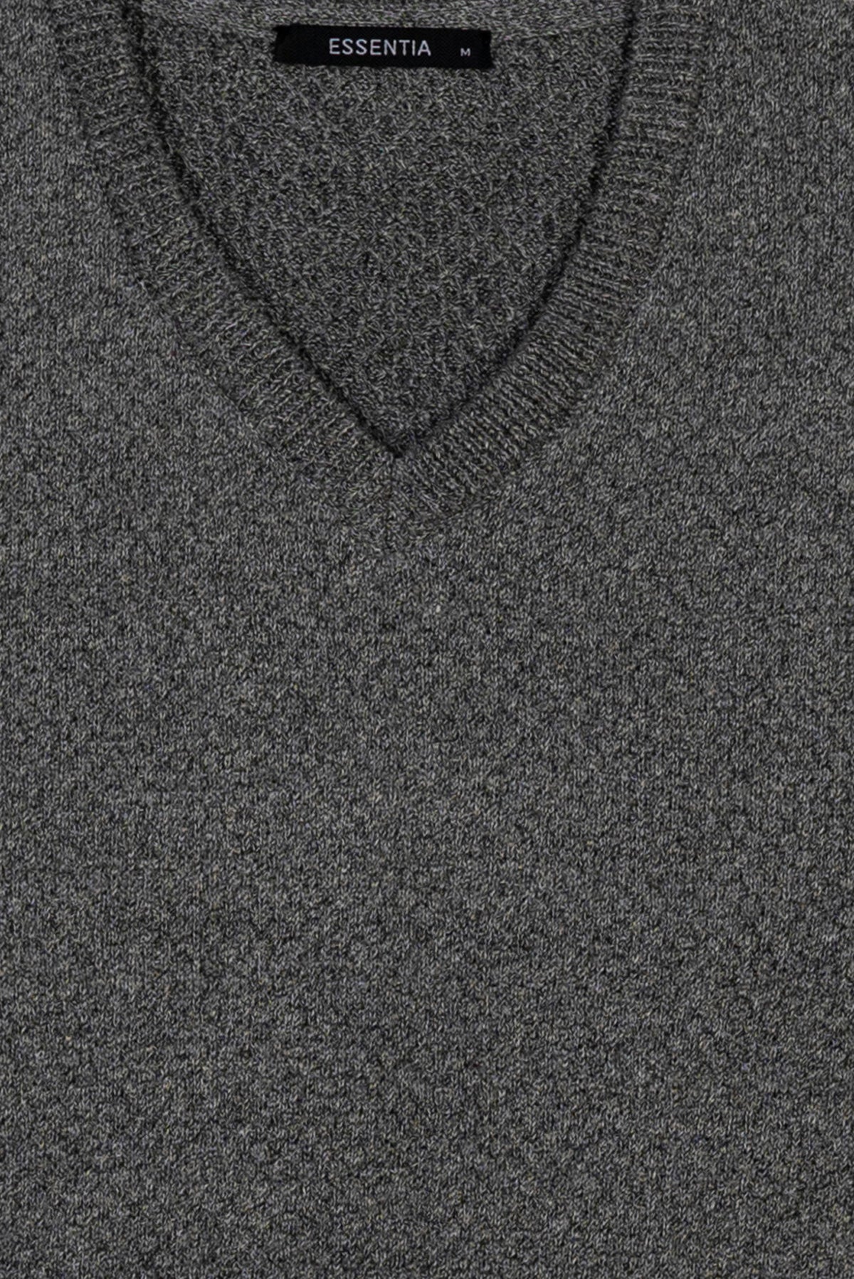 Grey Men&#39;s V Neck Sweater