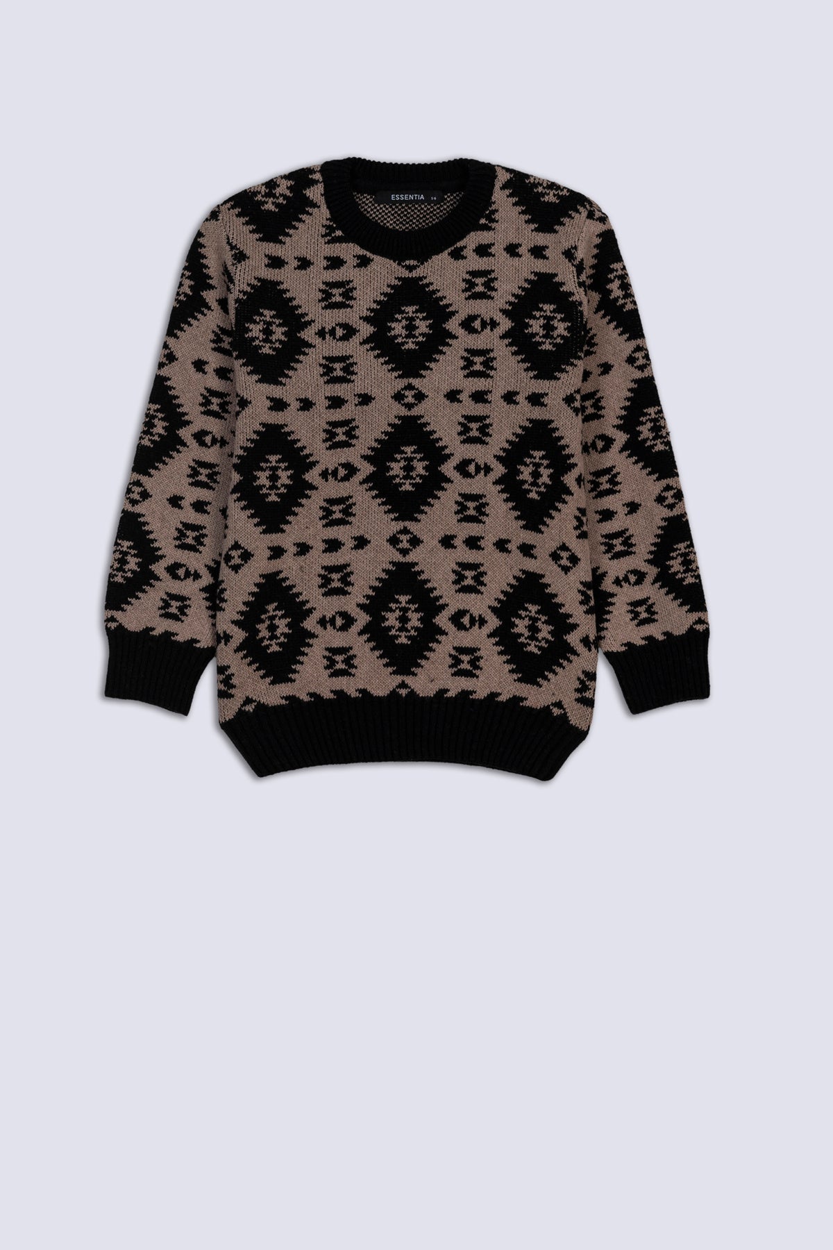 Geometric Pattern Boy&#39;s Sweater