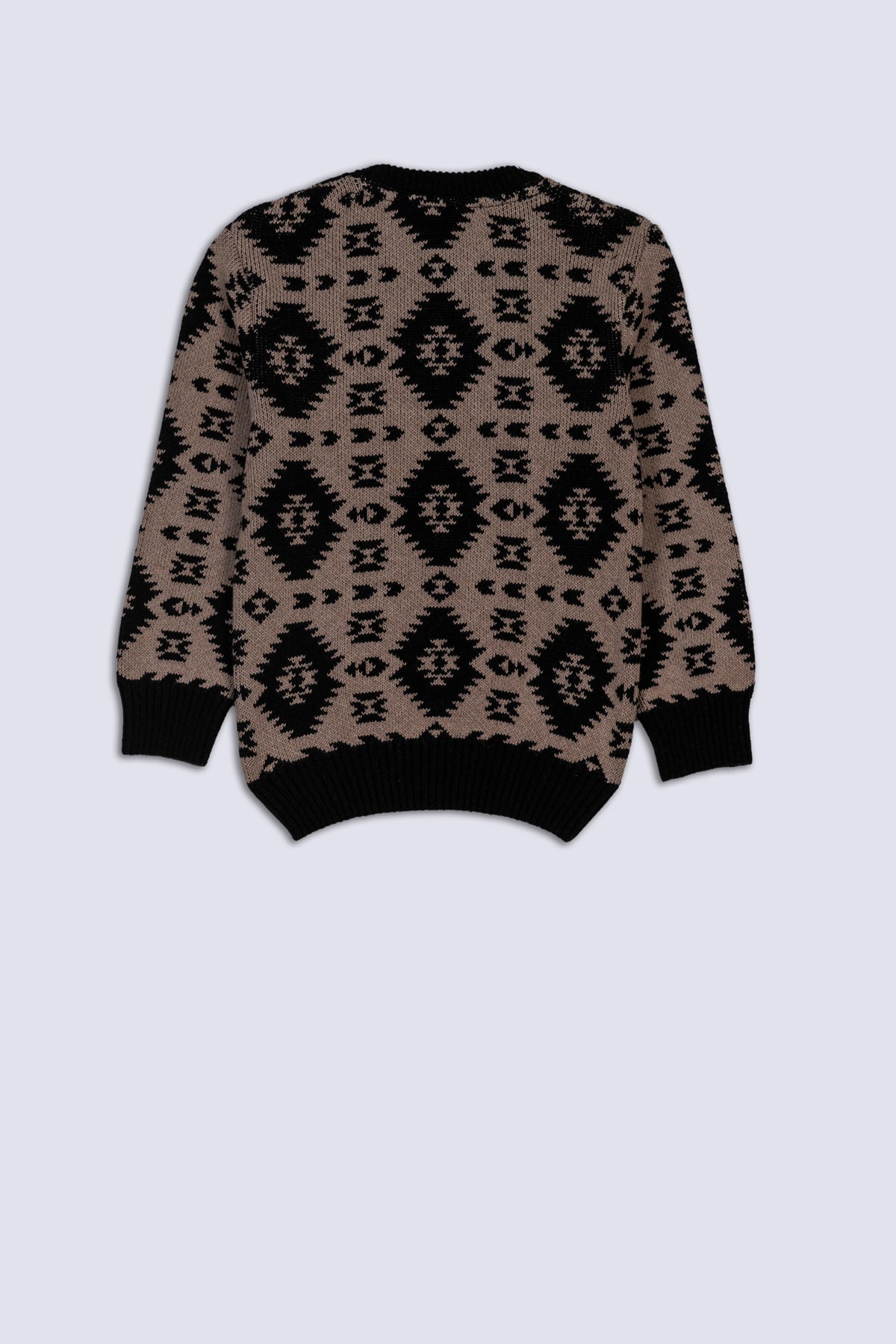 Geometric Pattern Boy&#39;s Sweater