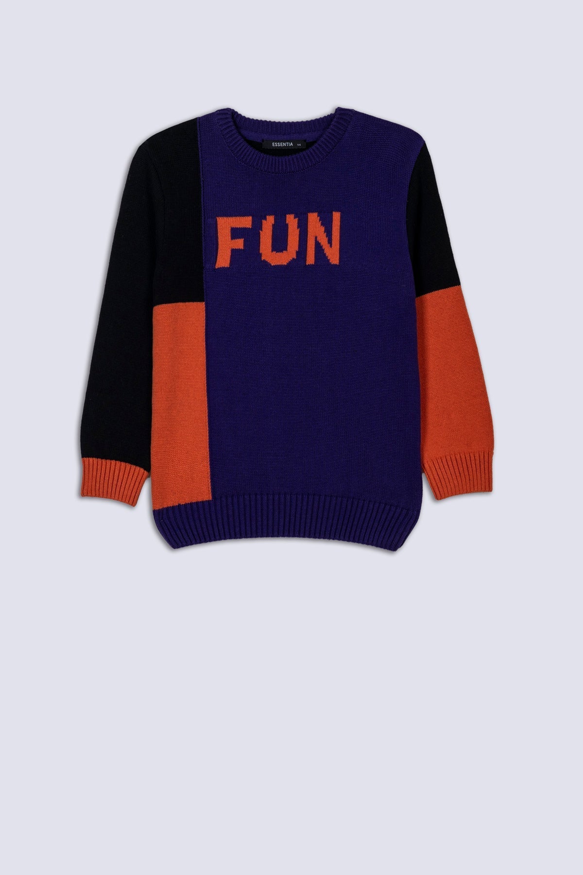 Fun Color Block Boy&#39;s Sweater