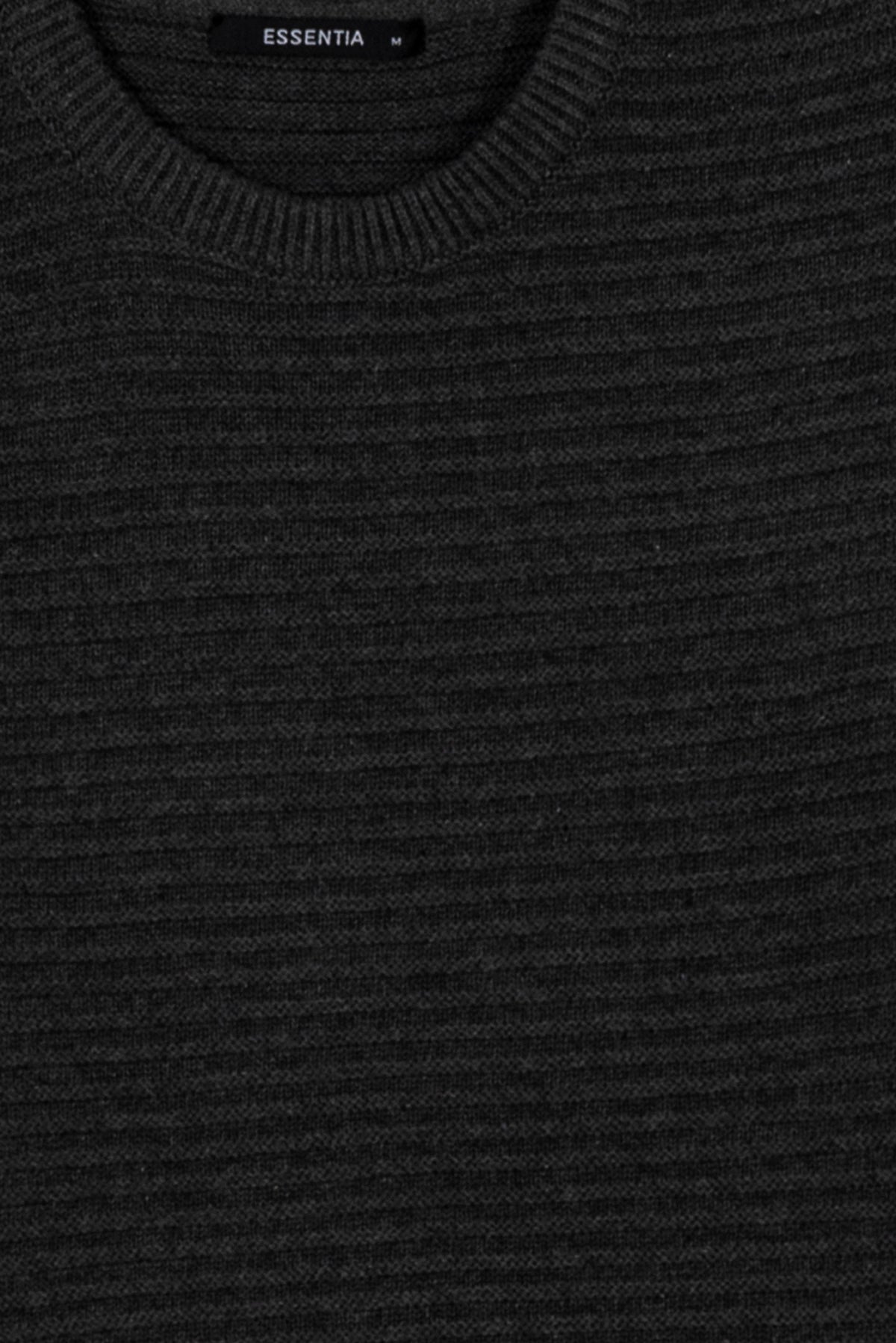 Charcoal Men&#39;s Round Neck Sweater