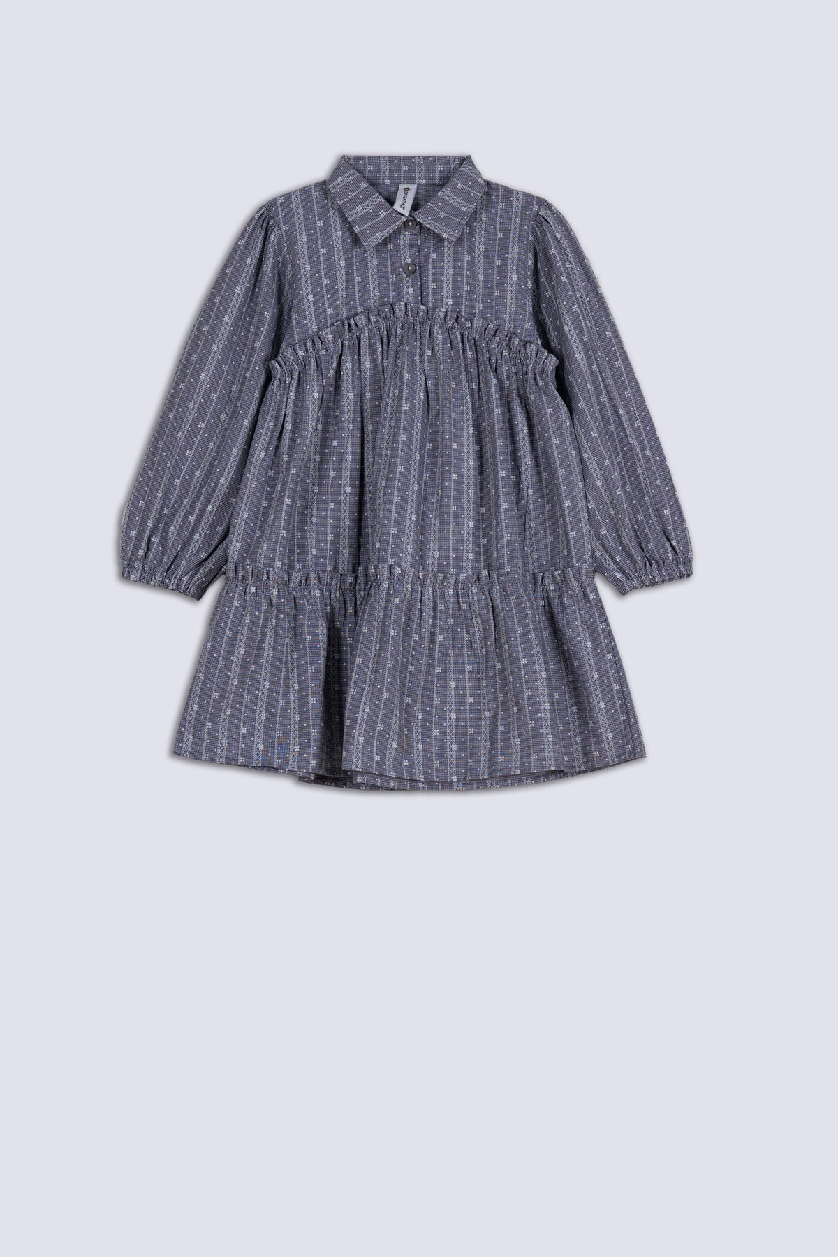 Grey Girl&#39;s Pleated Top