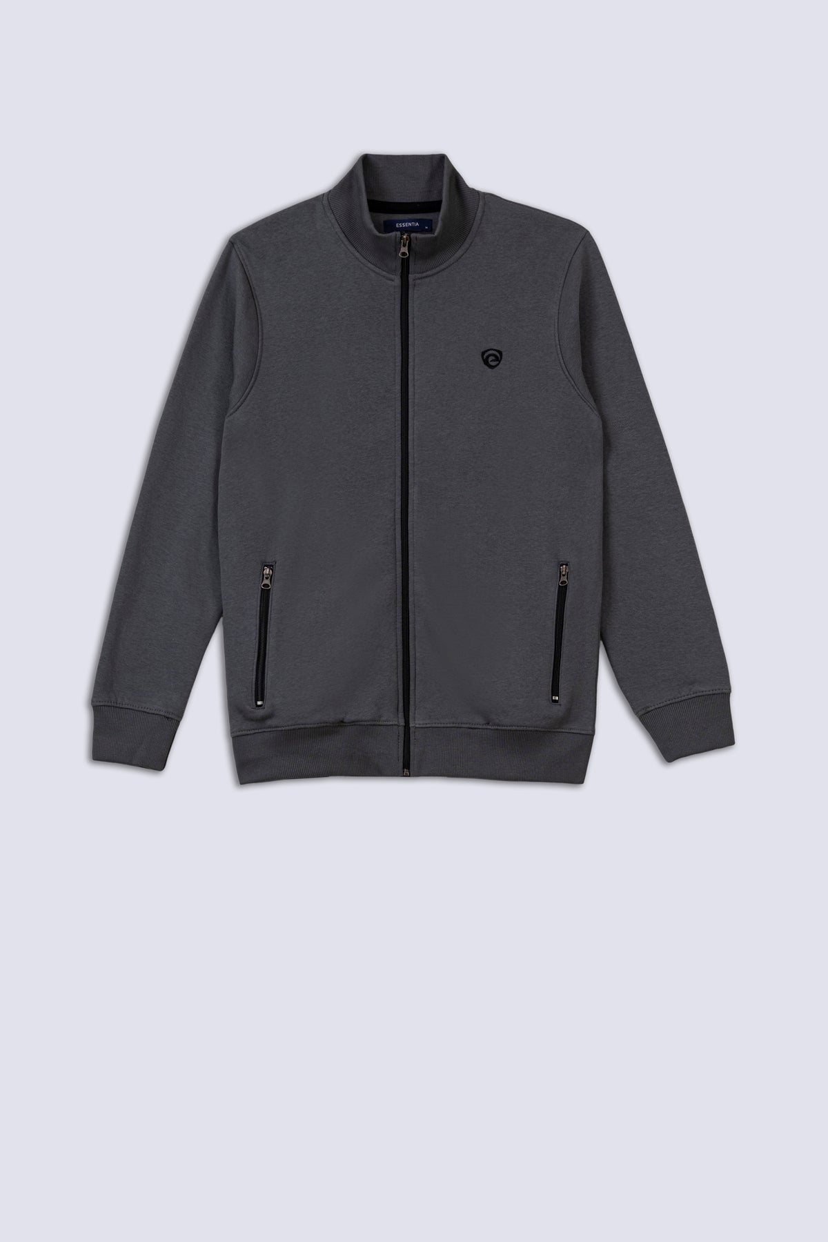 Fleece Grey Men&#39;s Zipper