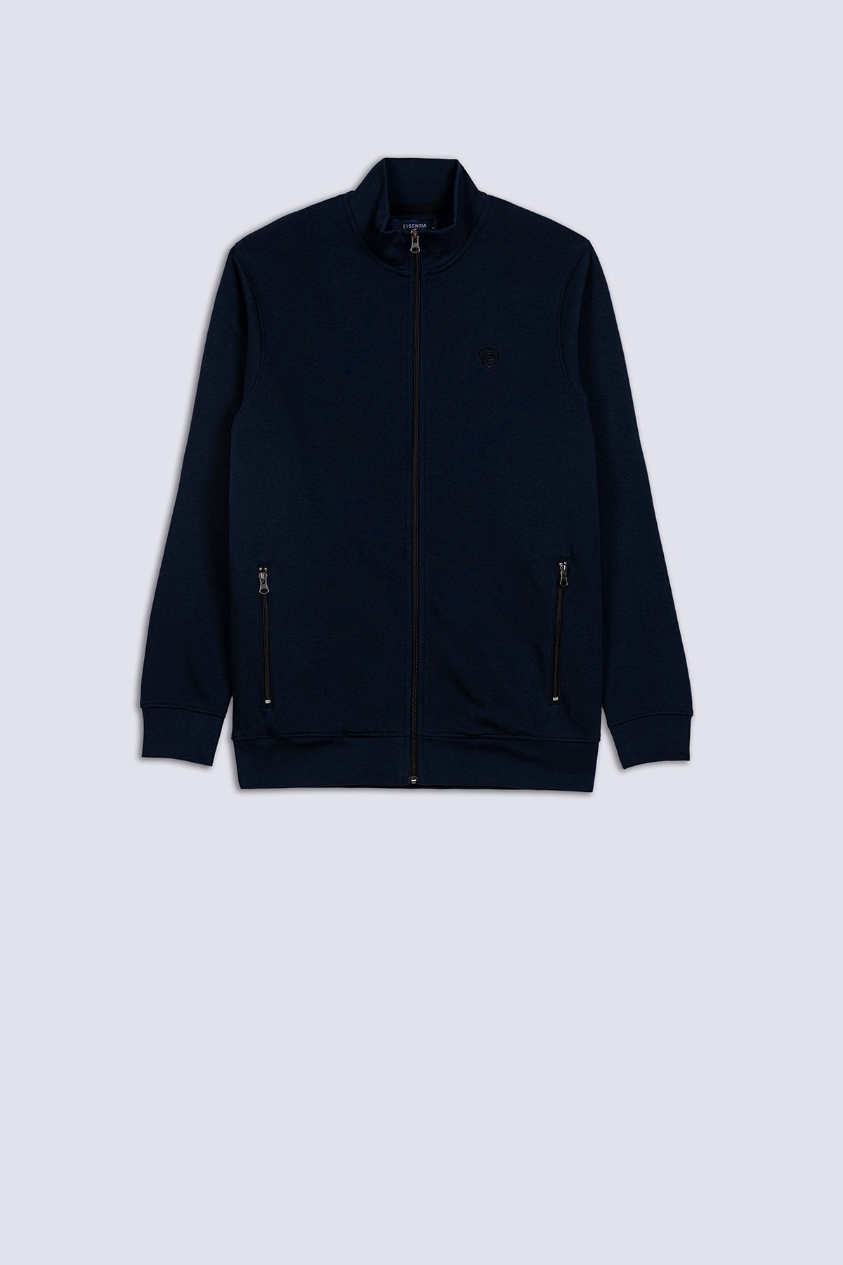 Fleece Navy Blue Men&#39;s Zipper