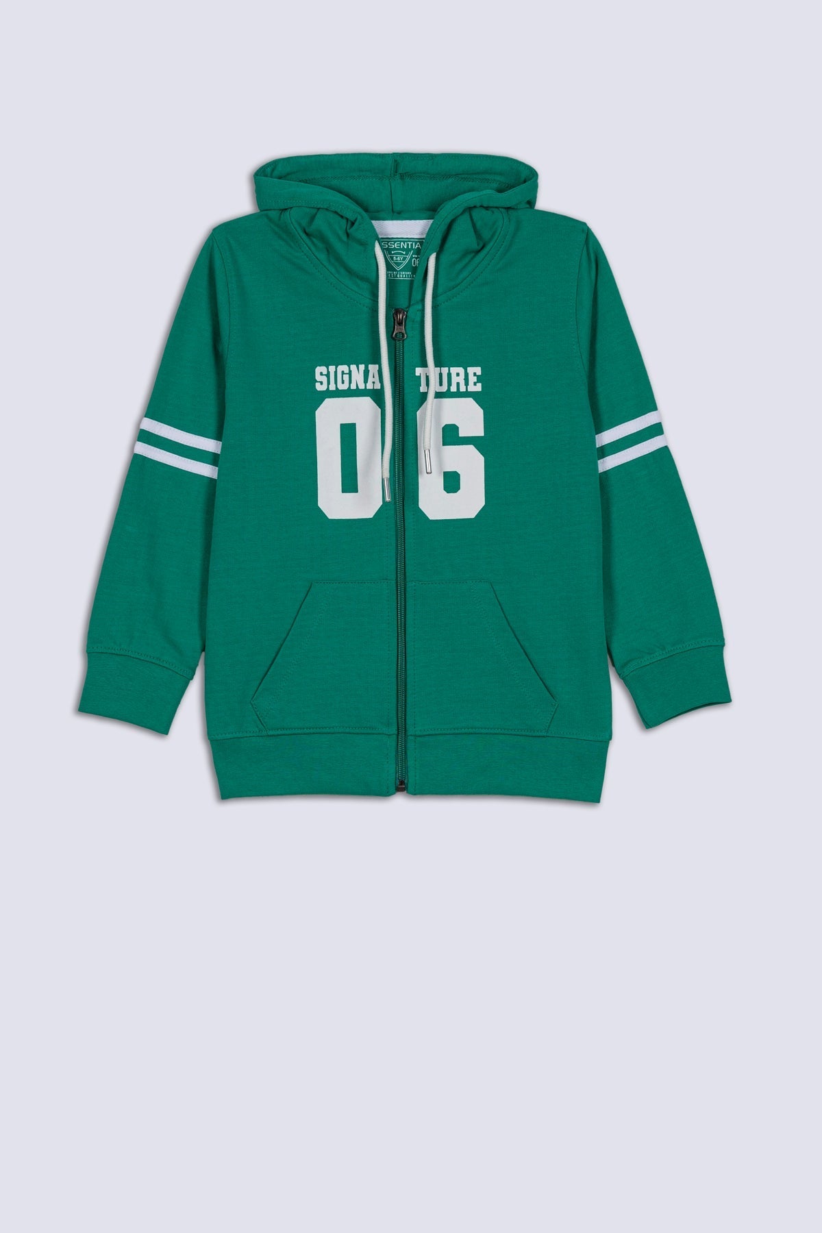 Green Signature Boy&#39;s Hood