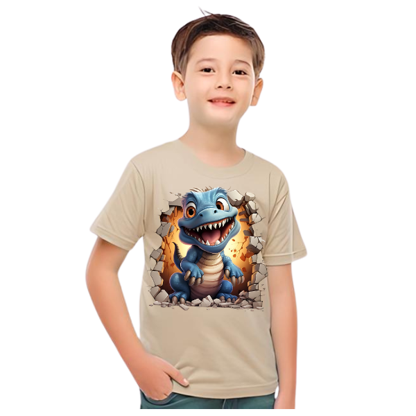 LITTLE DINO KIDS T SHIRT