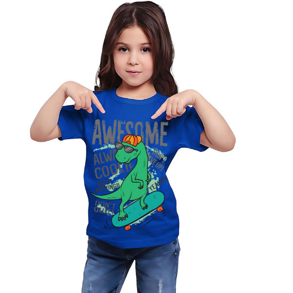 AWESOME DINO T Shirt for Kids