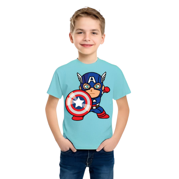 Captain America T Shirt For Kids