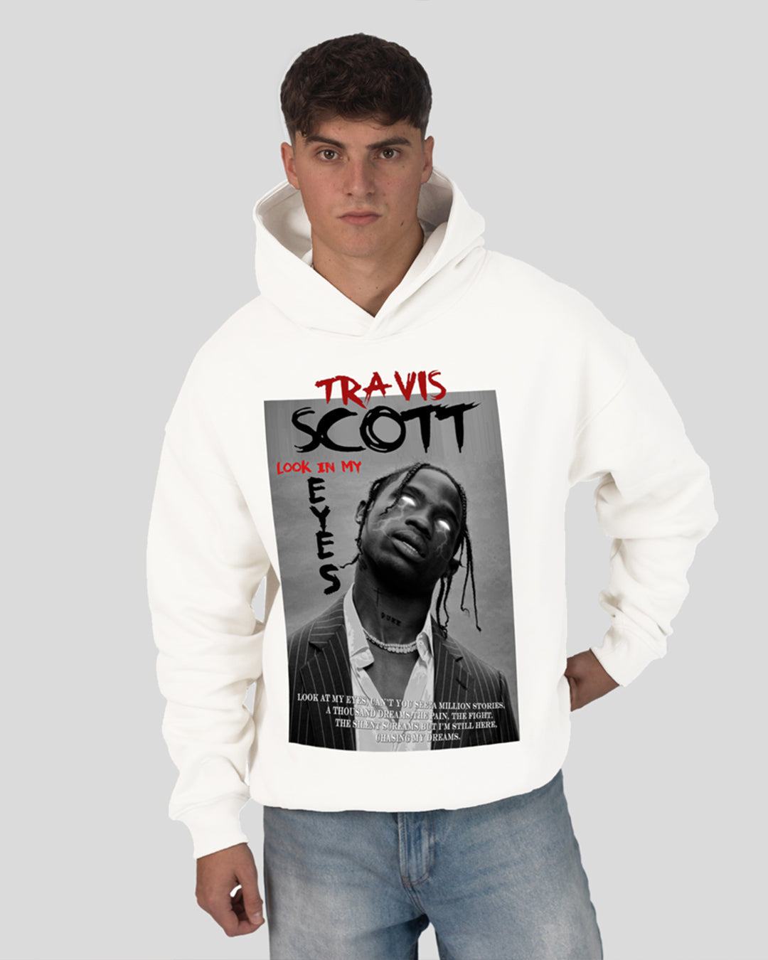 Jupiter Hotep Oversized Travis Scott Printed Hoodie