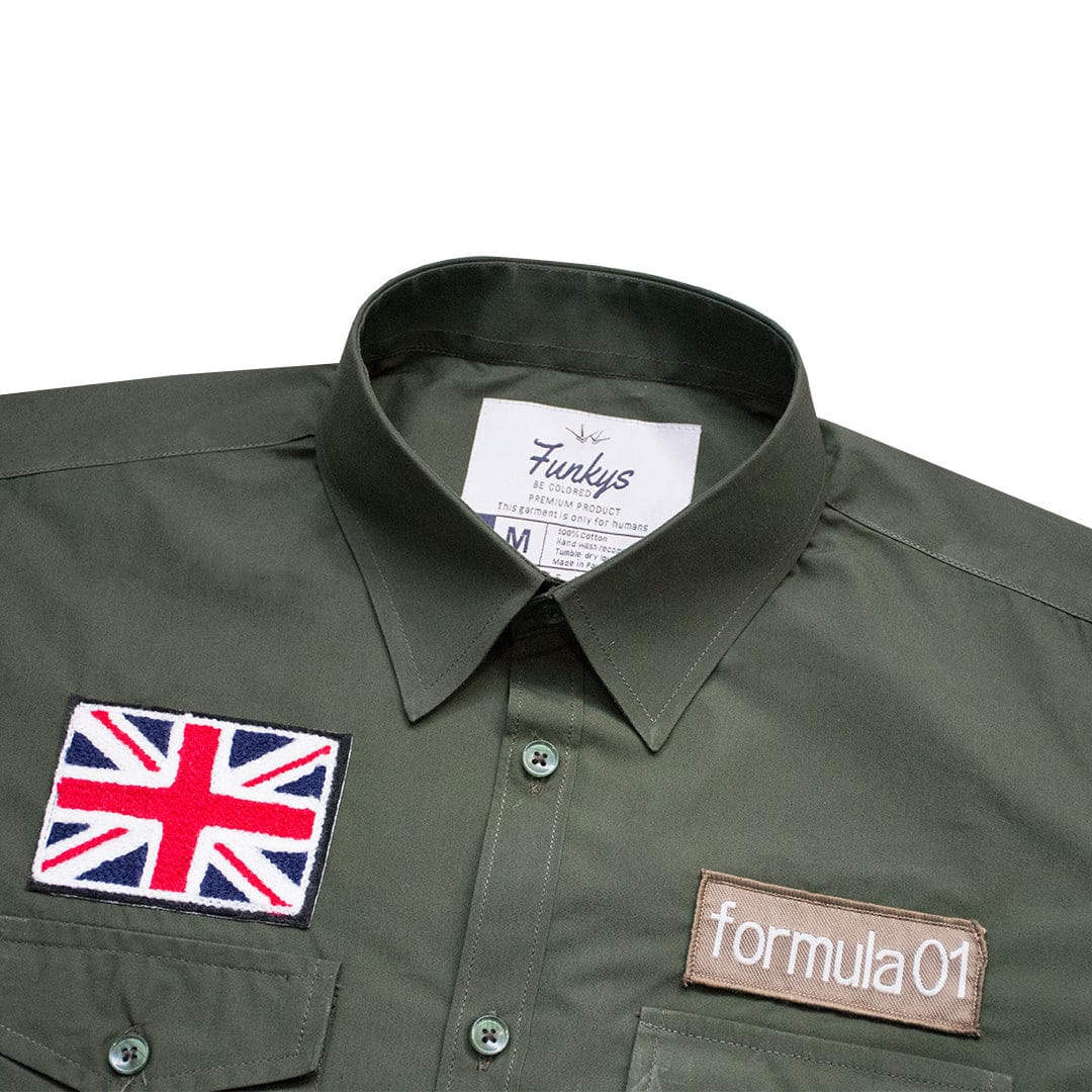 Funkys UK Emblem Casual Shirt