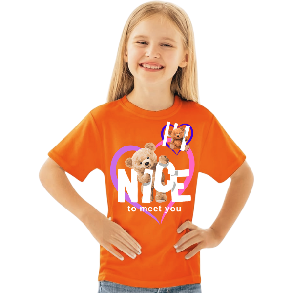 NICE TO MEET YOU KIDS T SHIRT