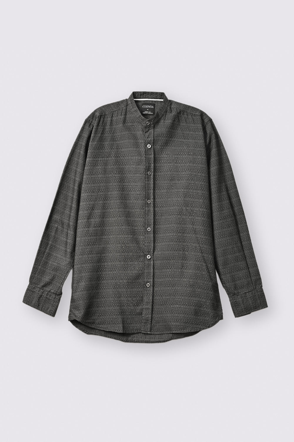 Men&#39;s Dark Grey Casual Shirt