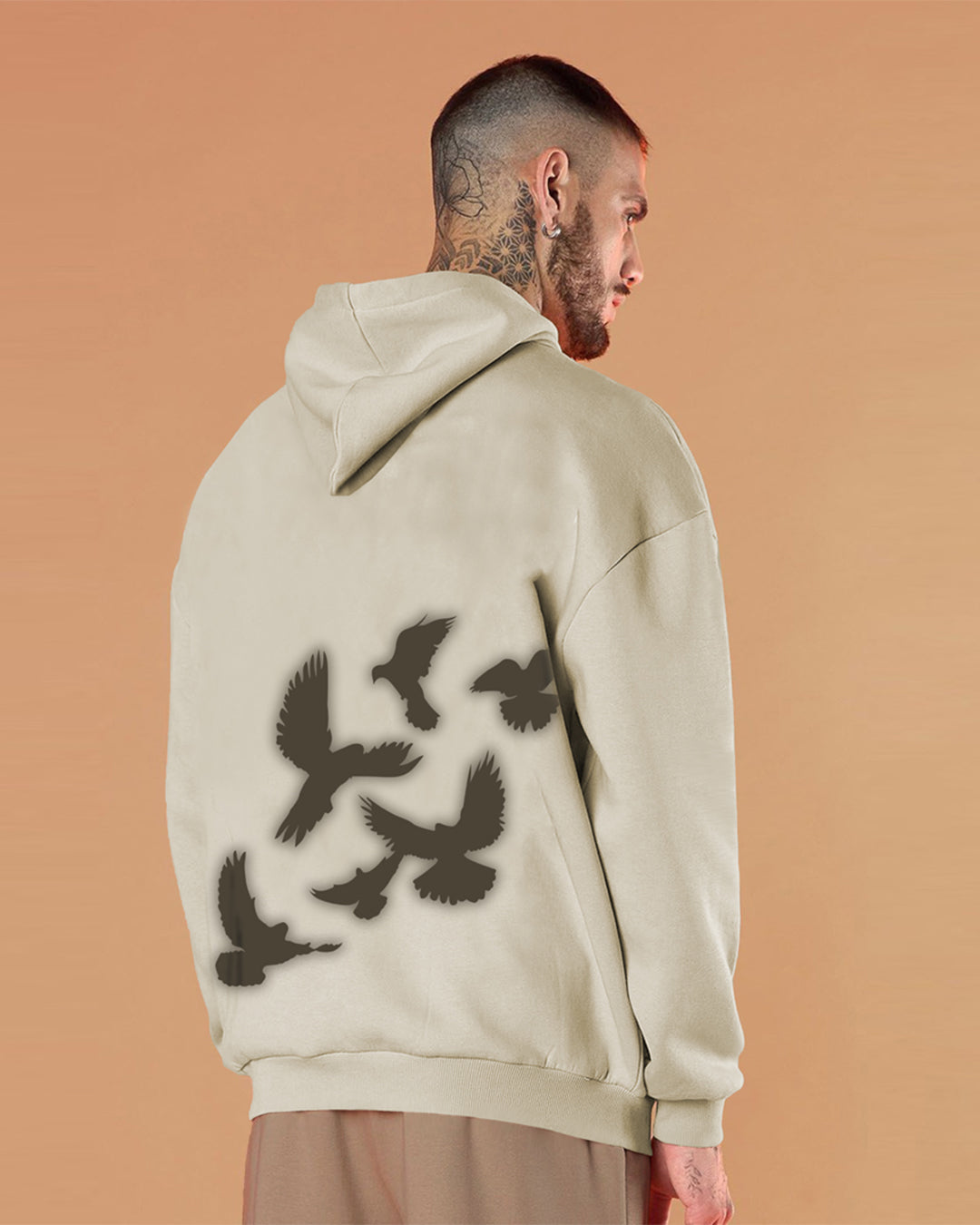 Jupiter Hotep Oversized Lost Soul Printed Hoodie