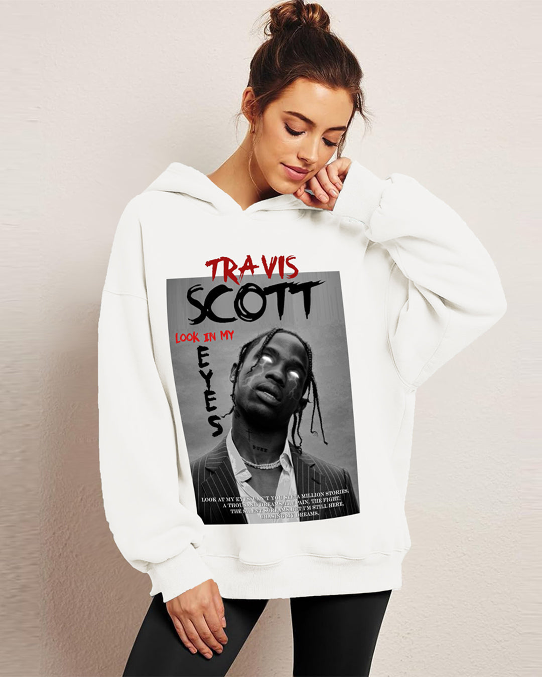 Jupiter Hotep Oversized Travis Scott Printed Hoodie