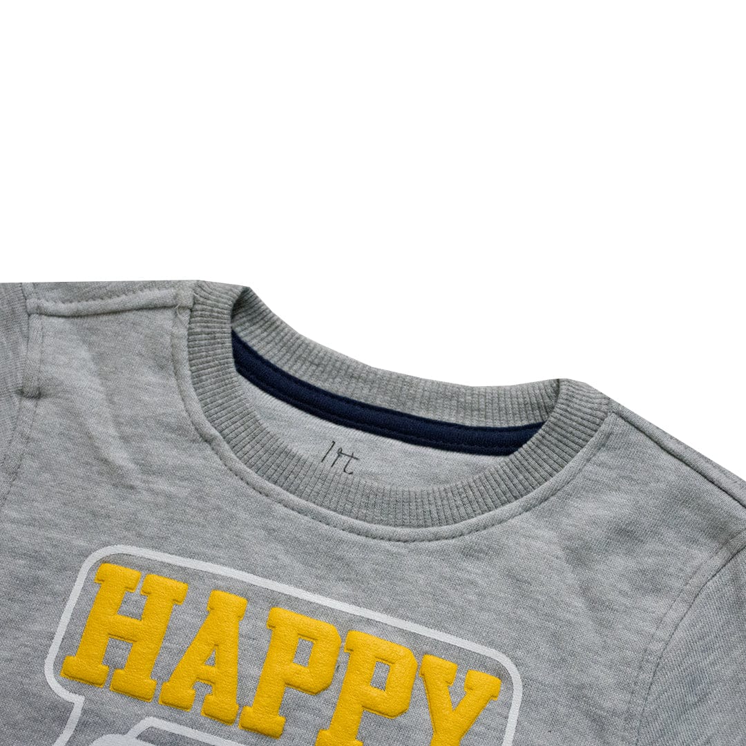 Kid&#39;s Happy Little Man Sweat Shirt ( 4 MONTHS TO 24 MONTHS )