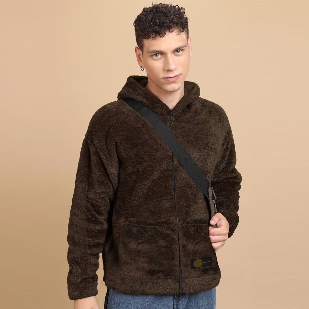 Jupiter Dual Side Extremely Soft Fluffy Sherpa Hoodie