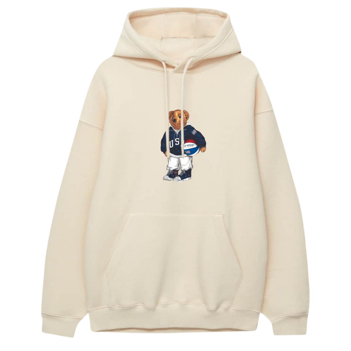 Football Bear Hoodie