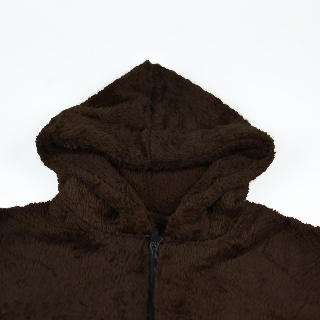 Jupiter Dual Side Extremely Soft Fluffy Sherpa Hoodie