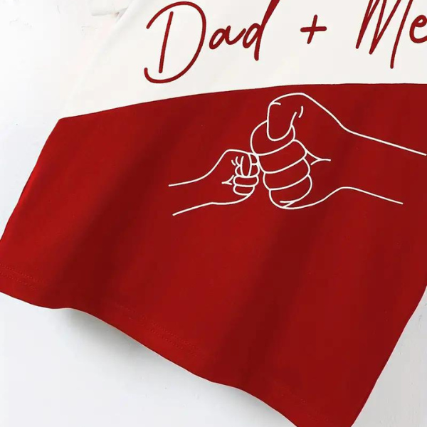 Daddy &amp; Me Print T-Shirt &amp; Shorts Set