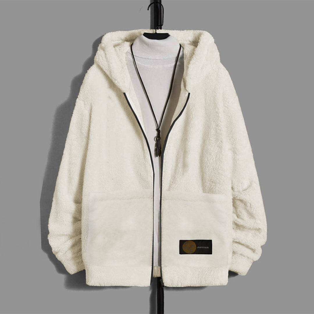 Jupiter Dual Side Extremely Soft Fluffy Sherpa Hoodie