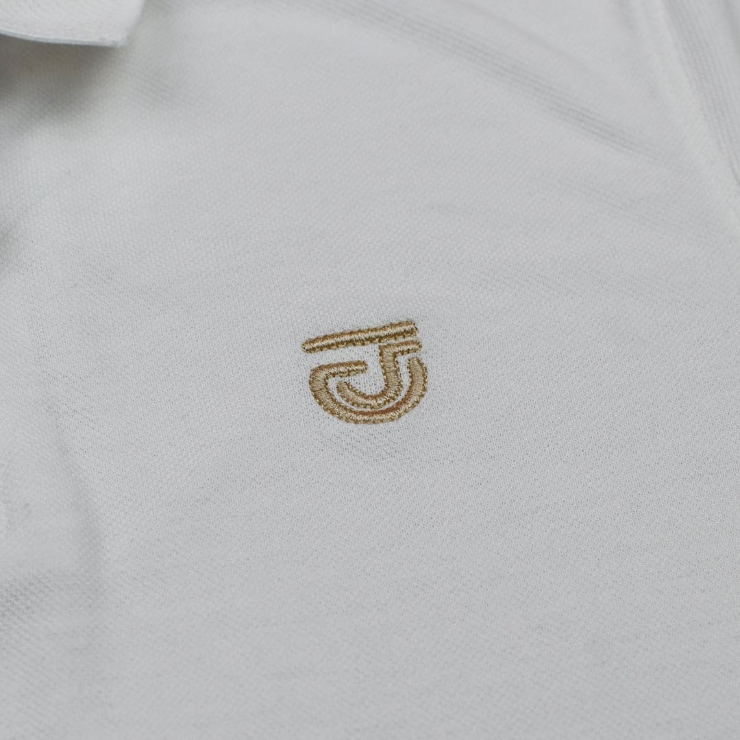 Jupiter Textured Collar Embroidered Logo Viscosen Soft Prime Polo For Men