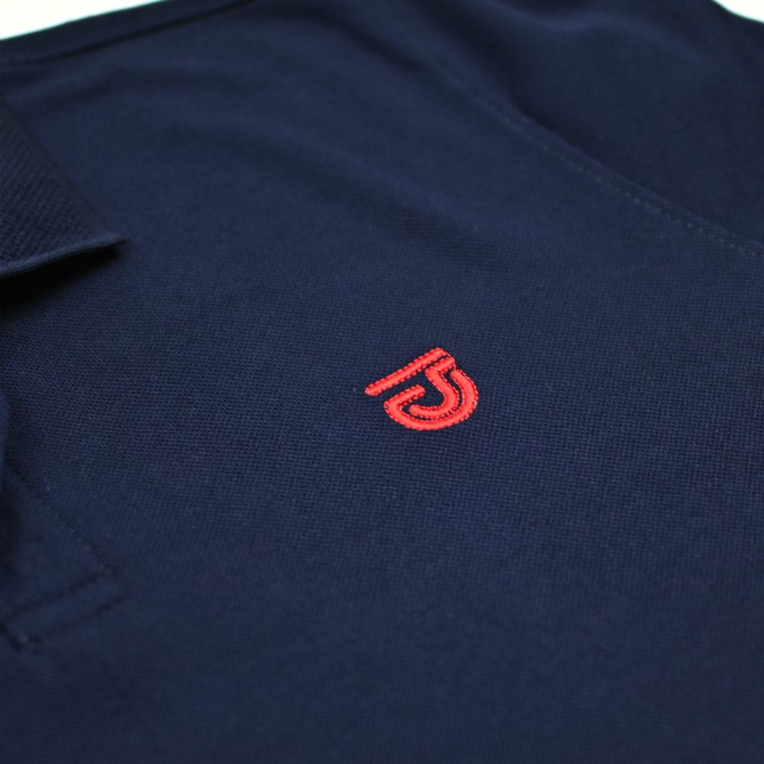 Jupiter Textured Collar Prime Embroidered Logo Viscosen Soft Cotton Polo For Men