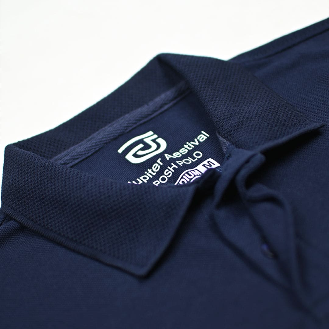 Jupiter Textured Collar Prime Embroidered Logo Viscosen Soft Cotton Polo For Men