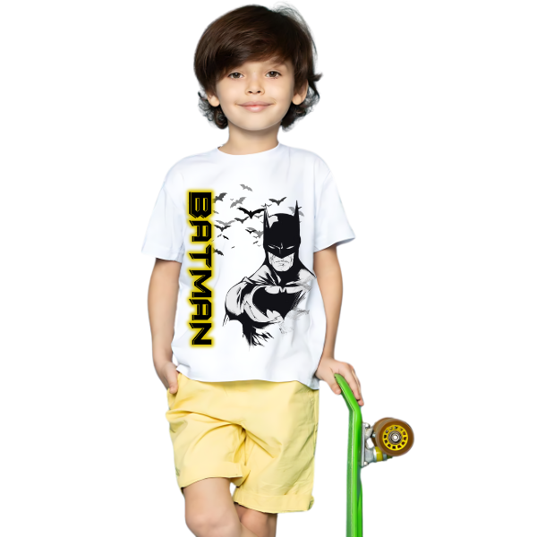 BAT MAN Printed T Shirt for Kids