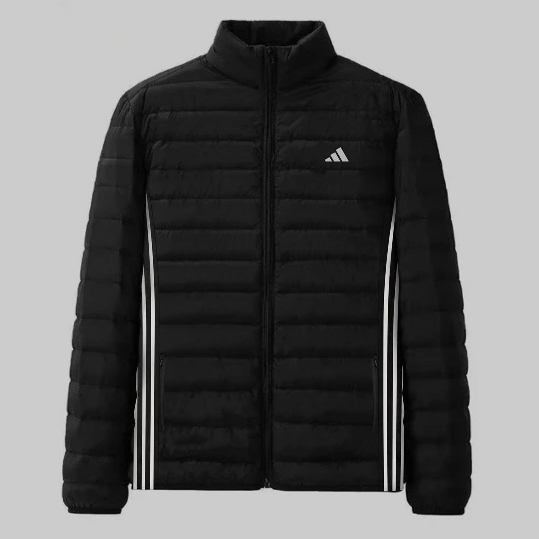 3 Stripes Signature Logo Premium Quilted Bomber Jacket For Men