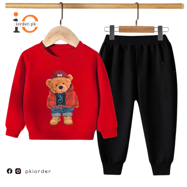 Cute Bear Kids Sweatshirt &amp; Pant