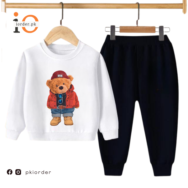 Cute Bear Kids Sweatshirt &amp; Pant