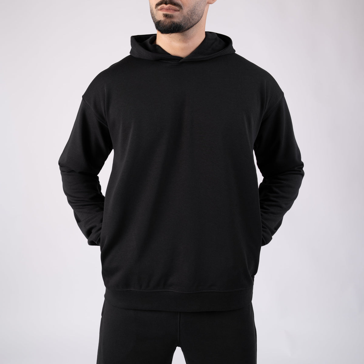 Black Eternal Oversize Hoodie