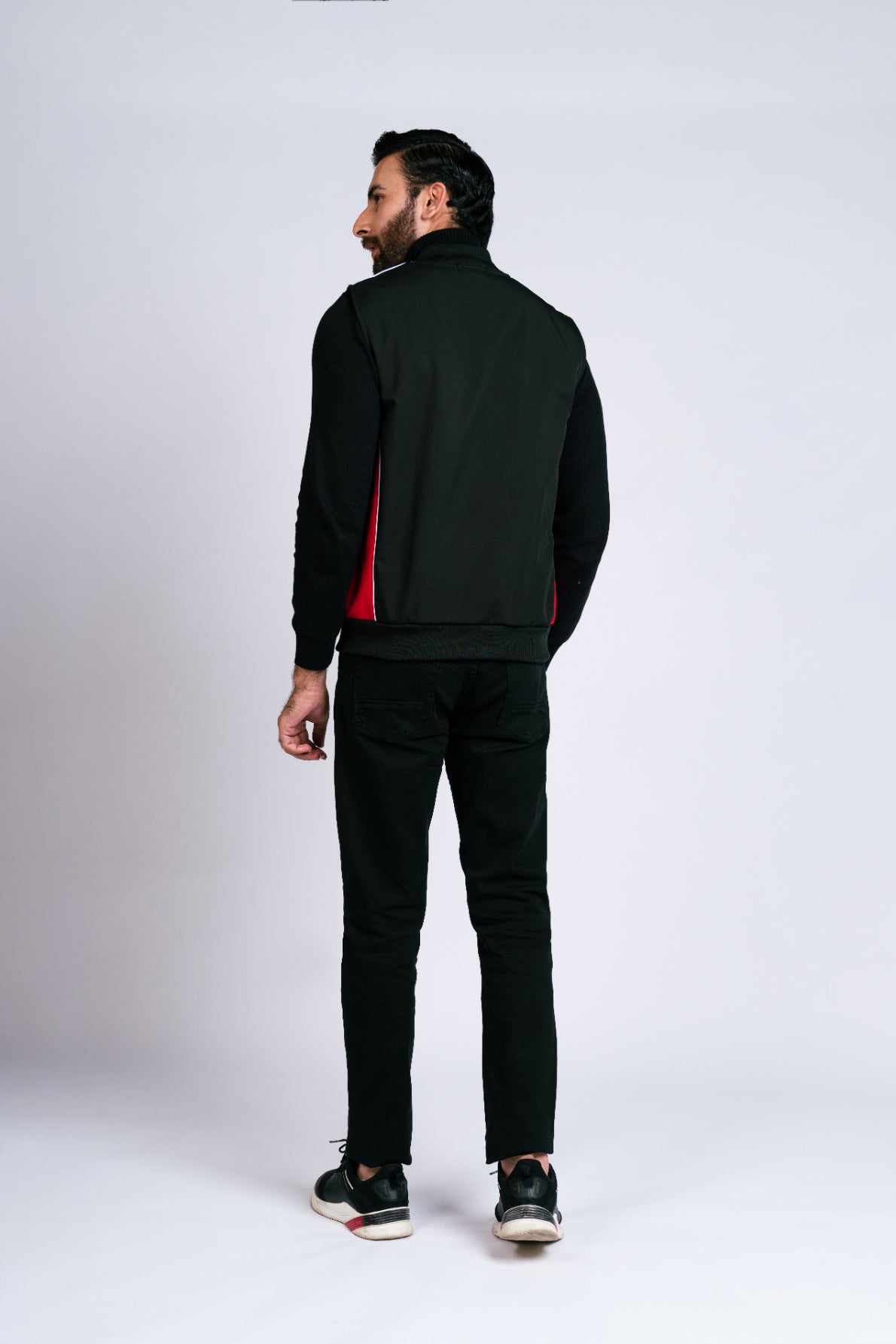 Men&#39;s Mock Neck Zipper S/L