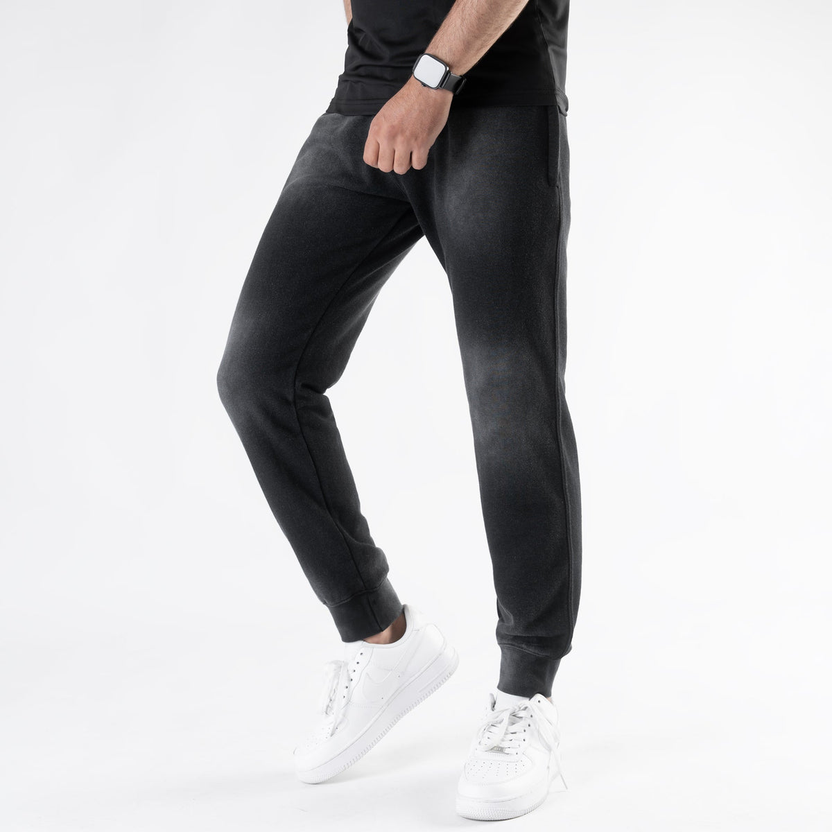 Black Sun Faded Jogger Pants