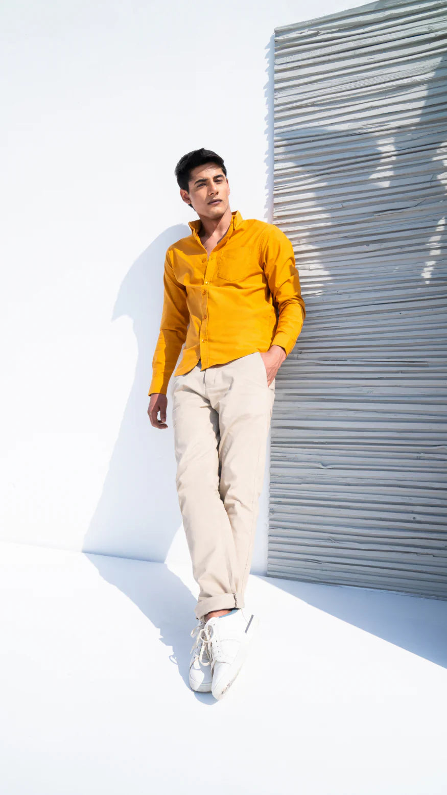 Mustard Men&#39;s Casual Shirt