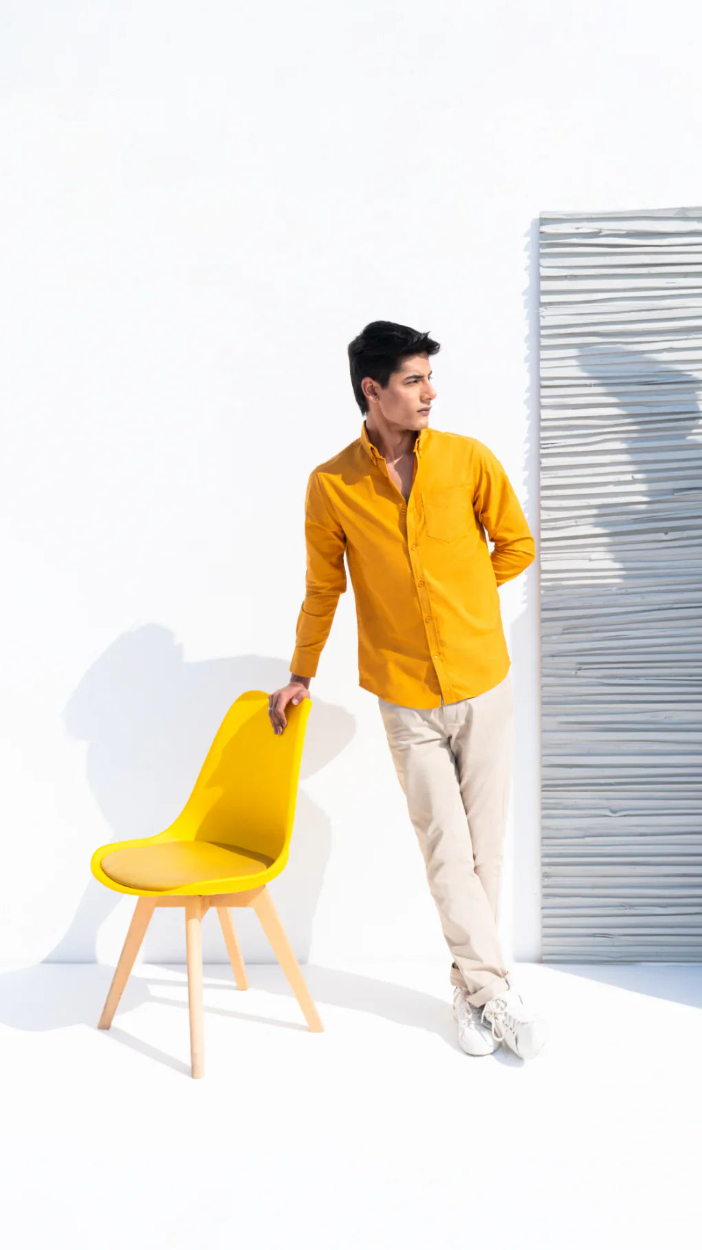 Mustard Men&#39;s Casual Shirt