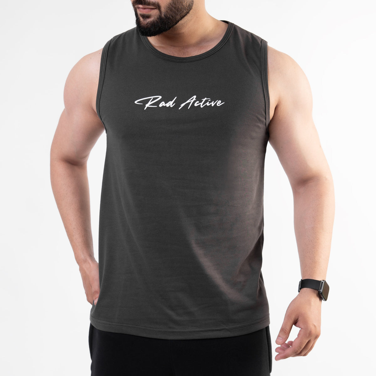 Gray &quot;Rad Active&quot; Tank Top